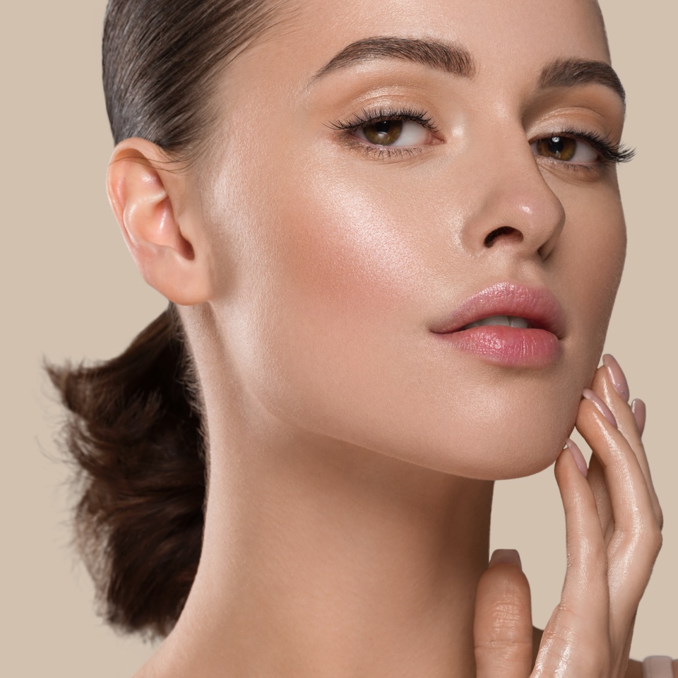 Beauty woman healthy beautiful skin care girl young model beautiful skin